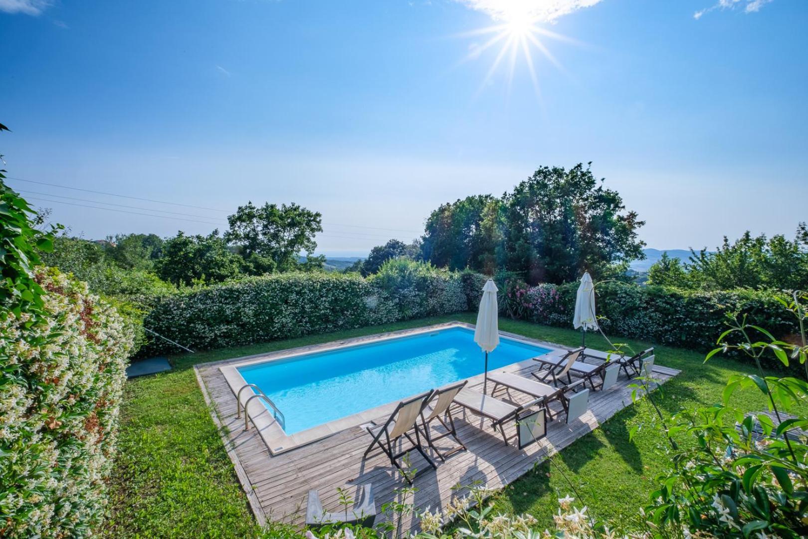 Villa Di Campagna 10 Posti Con Piscina Privata Castellina Marittima Exteriör bild
