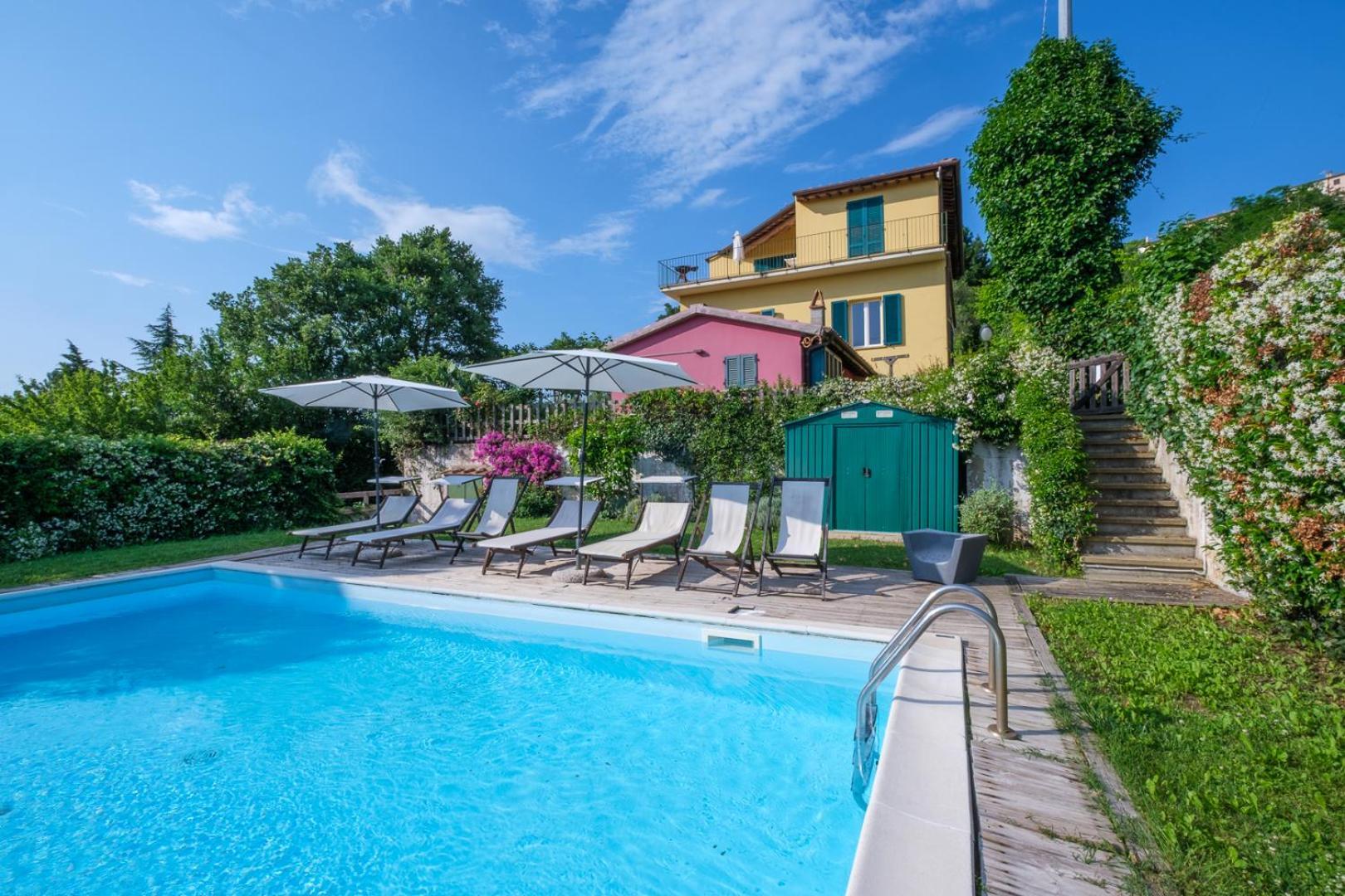 Villa Di Campagna 10 Posti Con Piscina Privata Castellina Marittima Exteriör bild